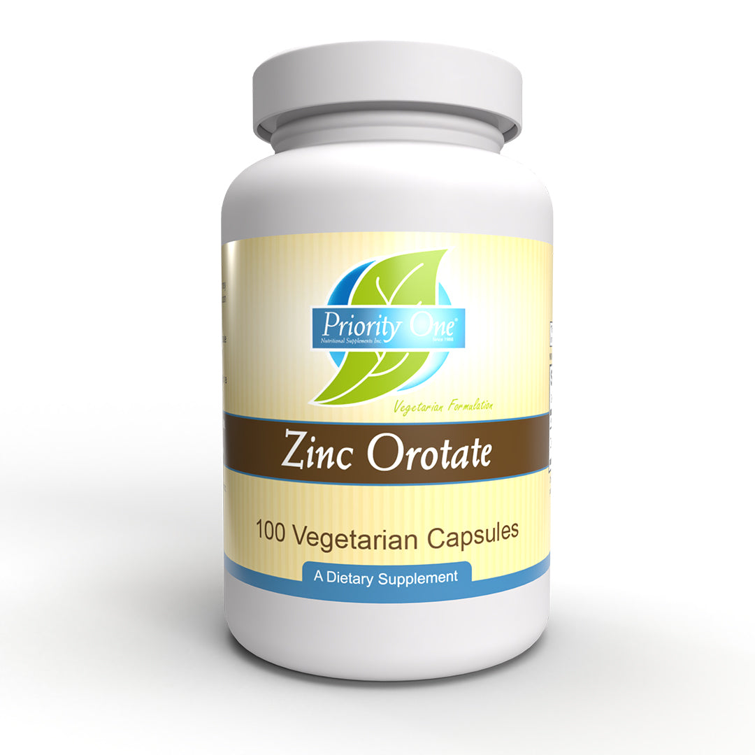 Orotato de zinc (100 cápsulas vegetarianas) El orotato de zinc apoya un sistema inmunológico saludable.* 